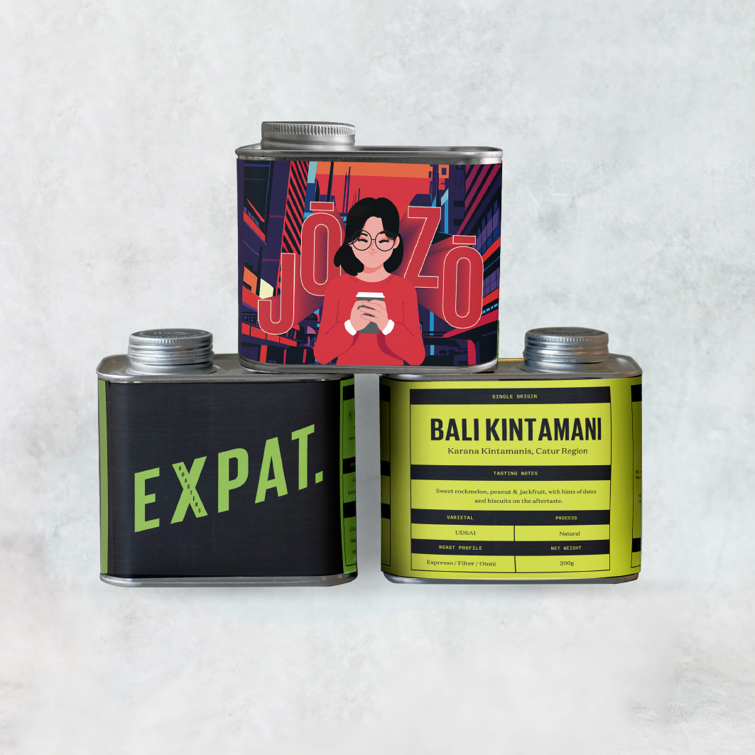 Exclusive Pack Coffee Beans 3 x 200gr Premium Espresso Blend and Filter