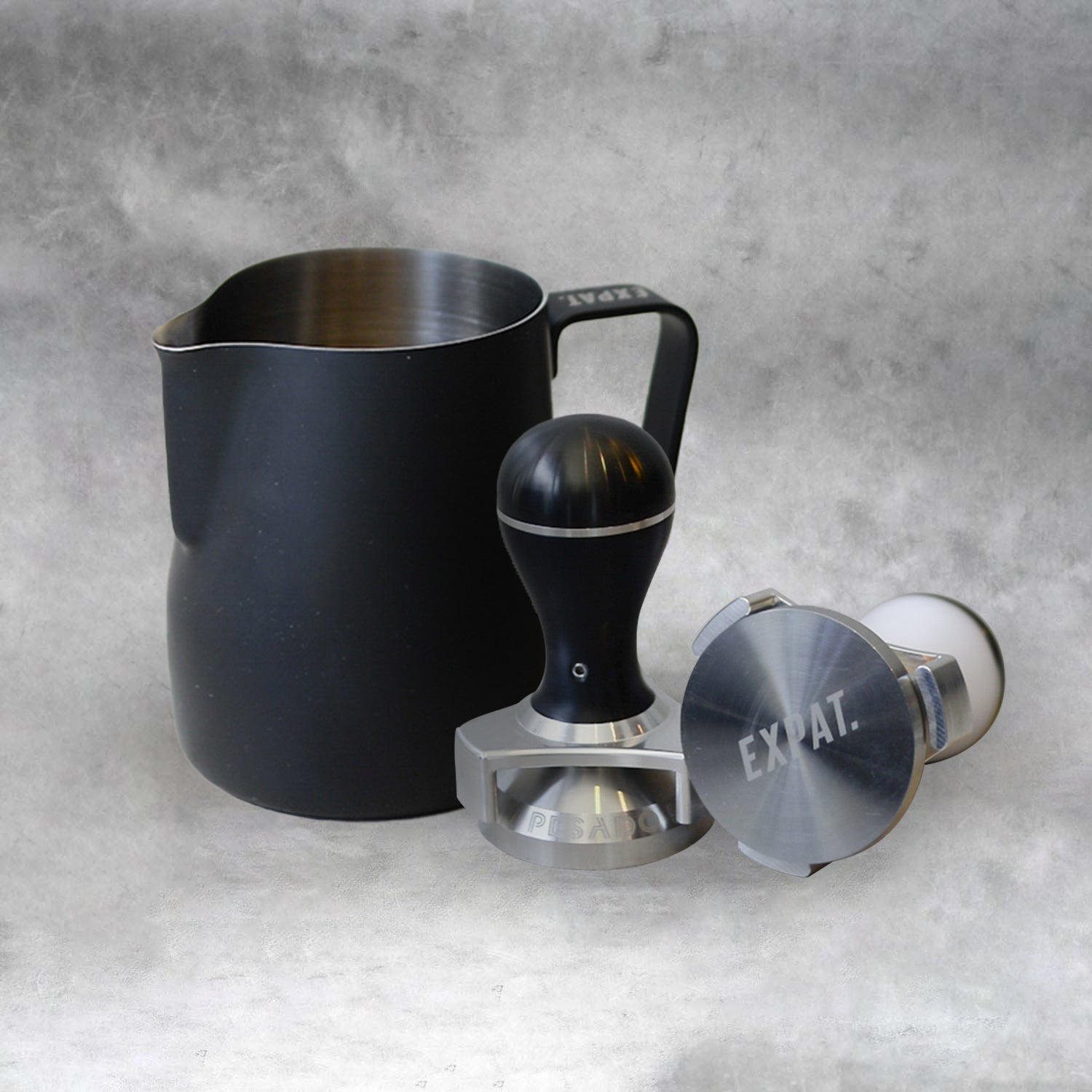 Barista Kit Pesado Coffee Tamper 58.5mm + Milk Jug Coffee Picther Latt ...