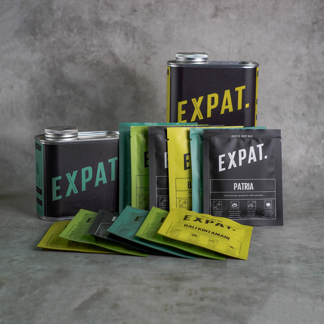 Package 4 of Expat. Roasters