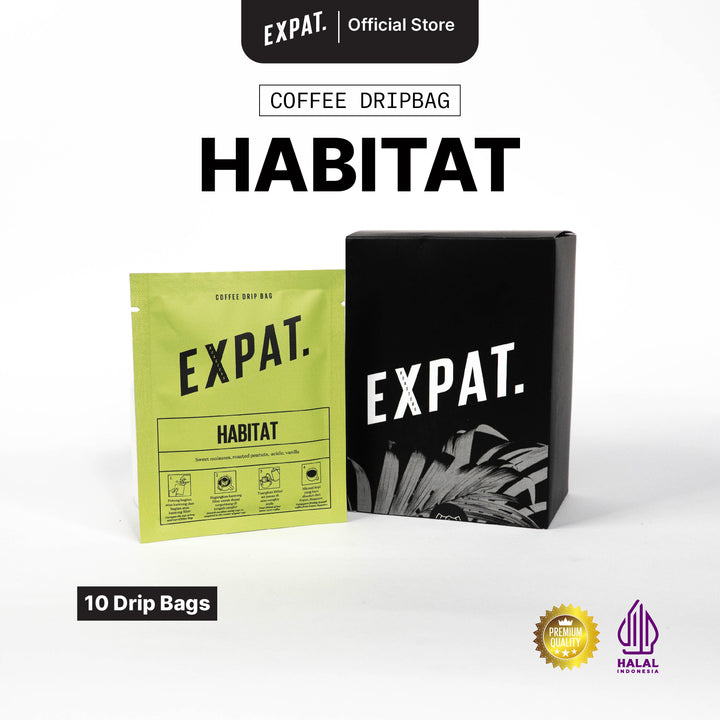 Expat. Roasters Single Use Coffee Filter 10g | Drip Bag Filter Kopi (1 pcs)