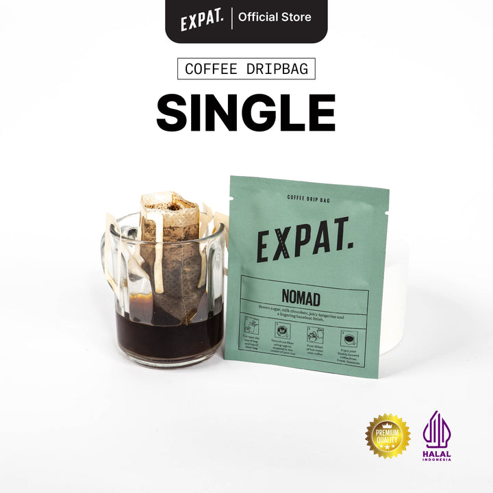 Expat. Roasters Single Use Coffee Filter 10g | Drip Bag Filter Kopi (1 pcs)