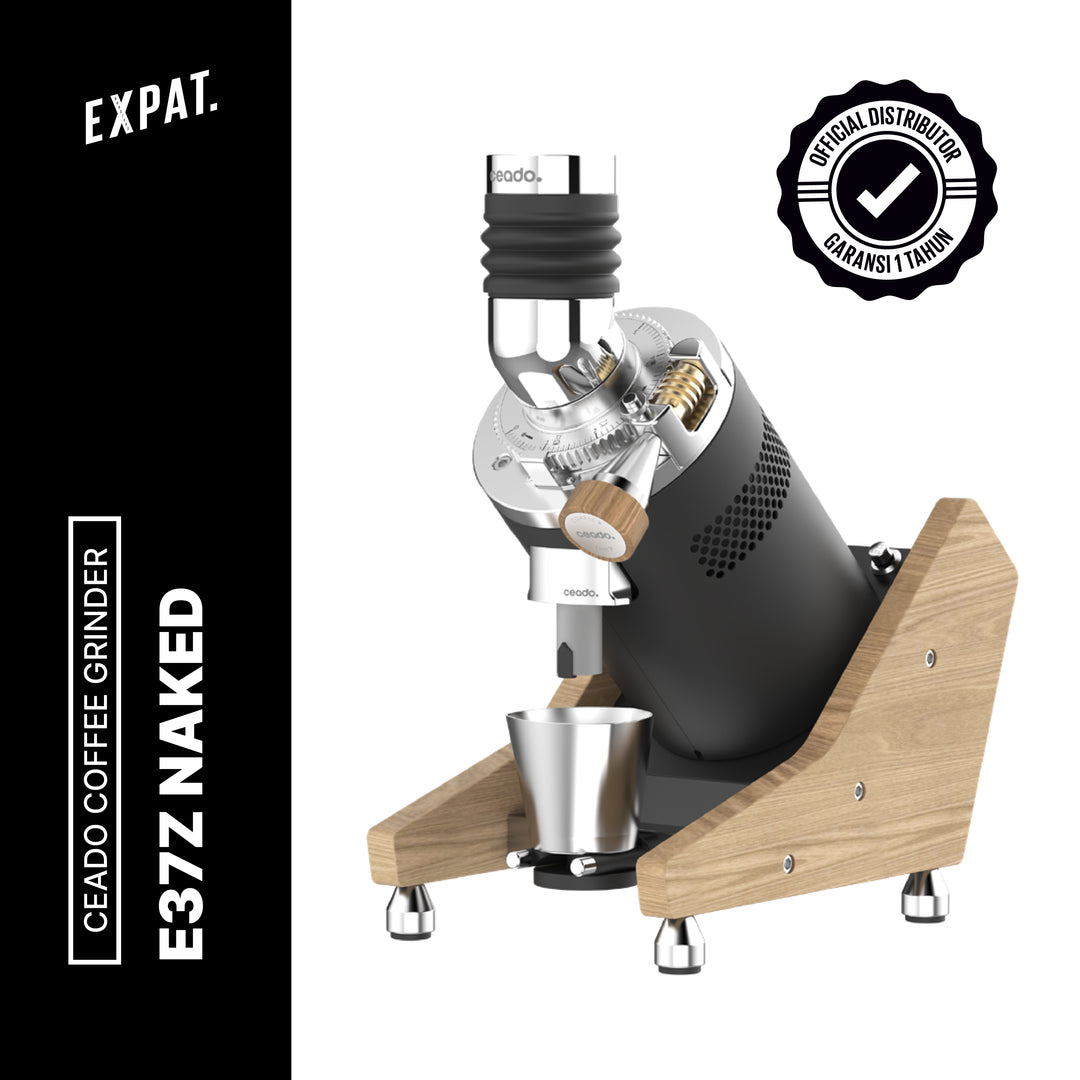 Ceado E37Z Naked Single Dose Coffee Grinder Black