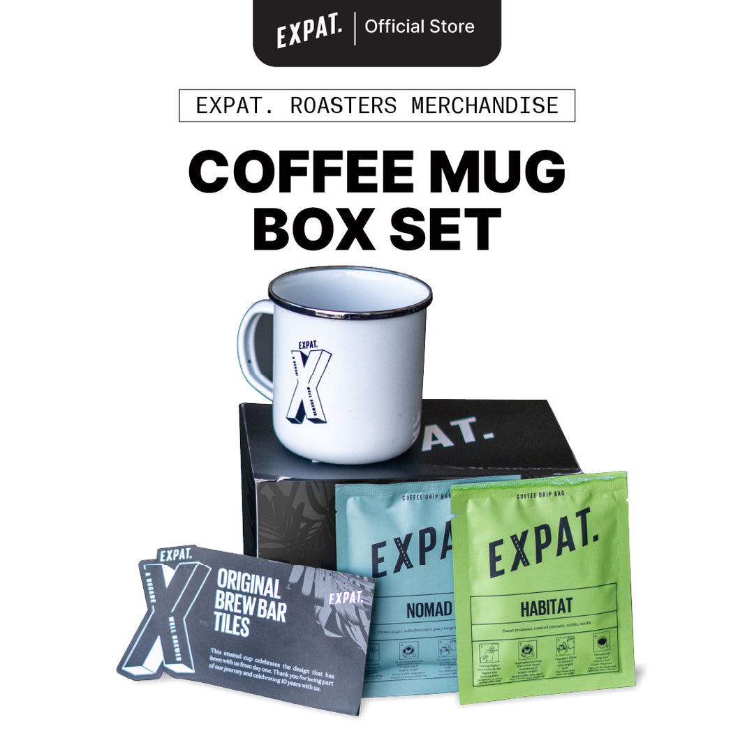 Expat. Roasters 10th Anniversary Coffee Mug Box Set