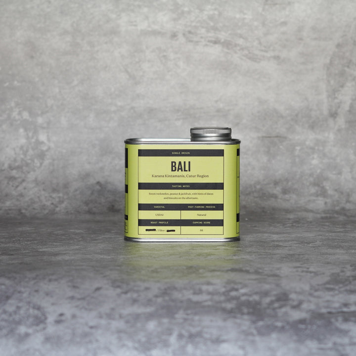 Coffee Beans Bali Kintamani Natural Filter Roast | Tin 200gr