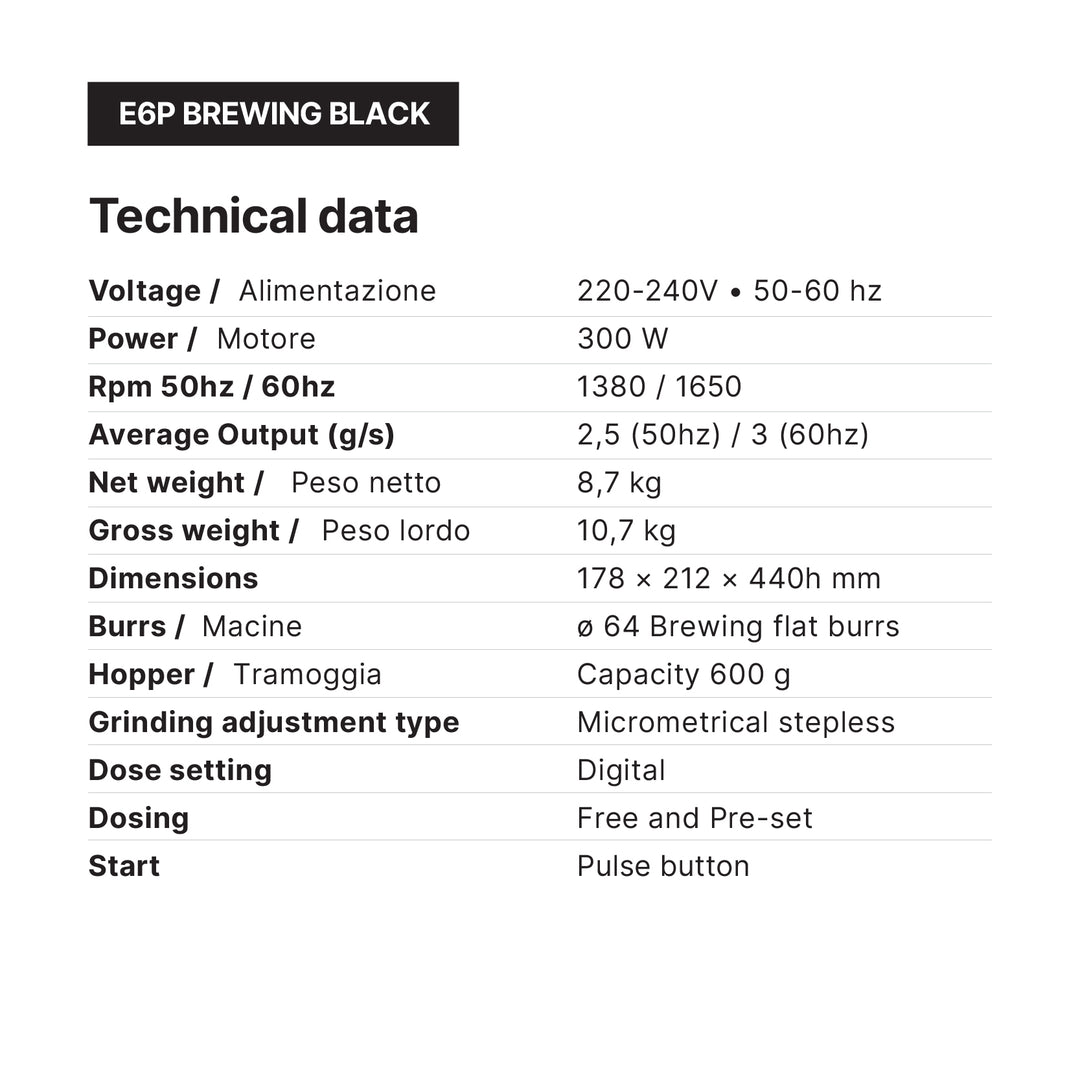 Ceado E6P Brewing Coffee Grinder