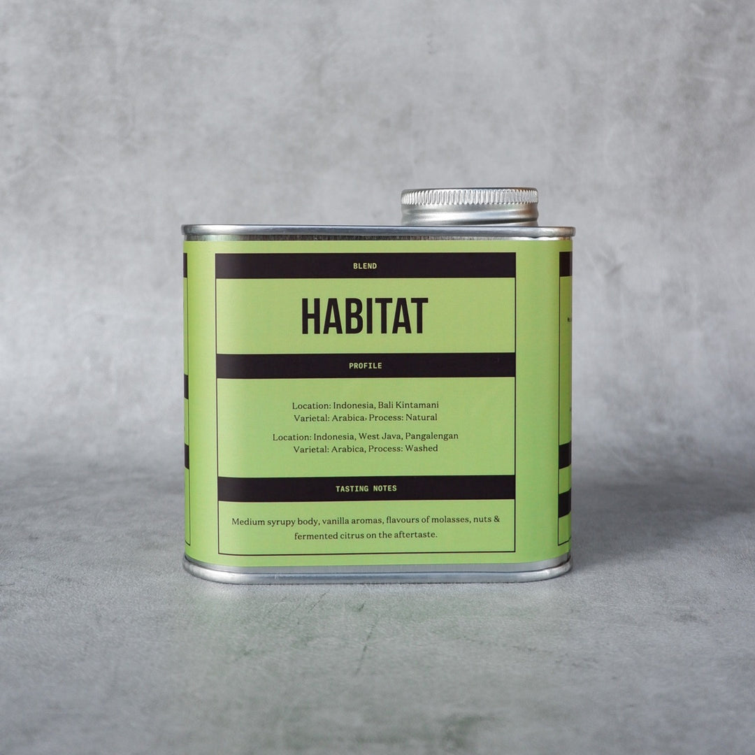 Coffee Beans Habitat Espresso Medium Roast | Tins 200gr